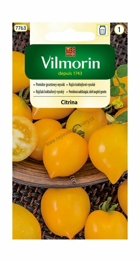 Vilmorin CLASSIC Raják jedlý Citrina - pozdní, citrónový tvar 0,3 g